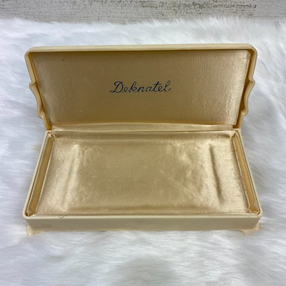 Vintage Celluloid Deknatel Pearl Case Box - Picture 3 of 6